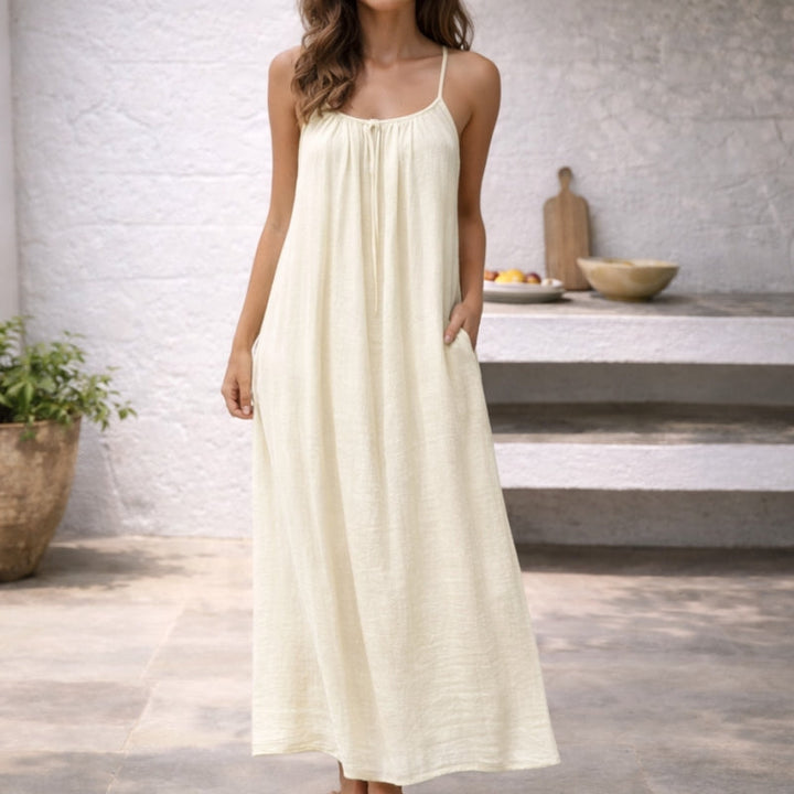Lena | Summer Maxi Dress Spaghetti Strap