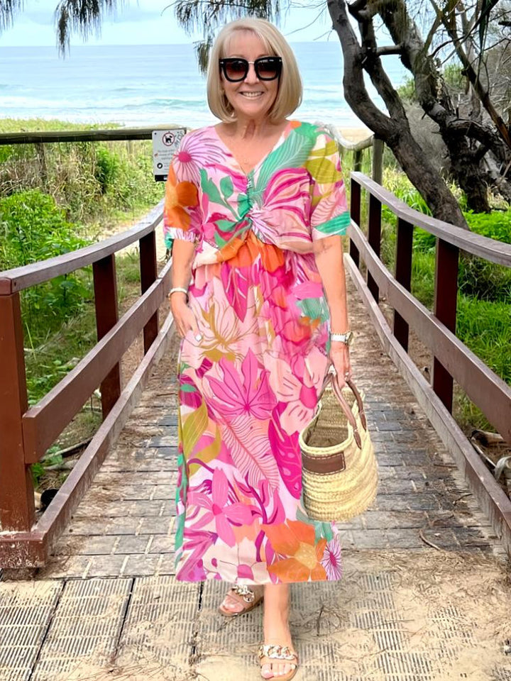 Mabel | Boho Maxi Dress V-Neck