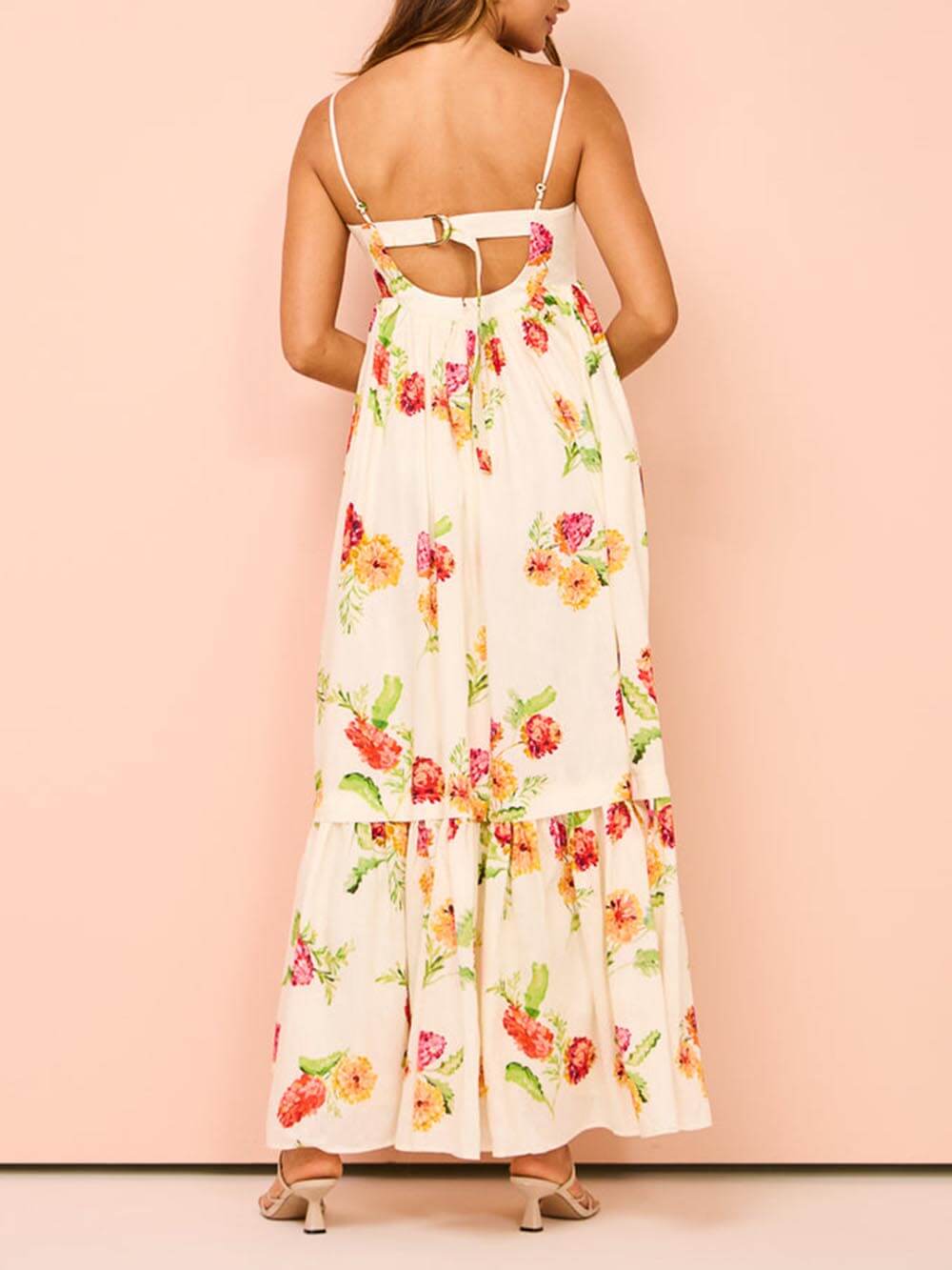 Rowan | Summer Maxi Dress Casual Open Back