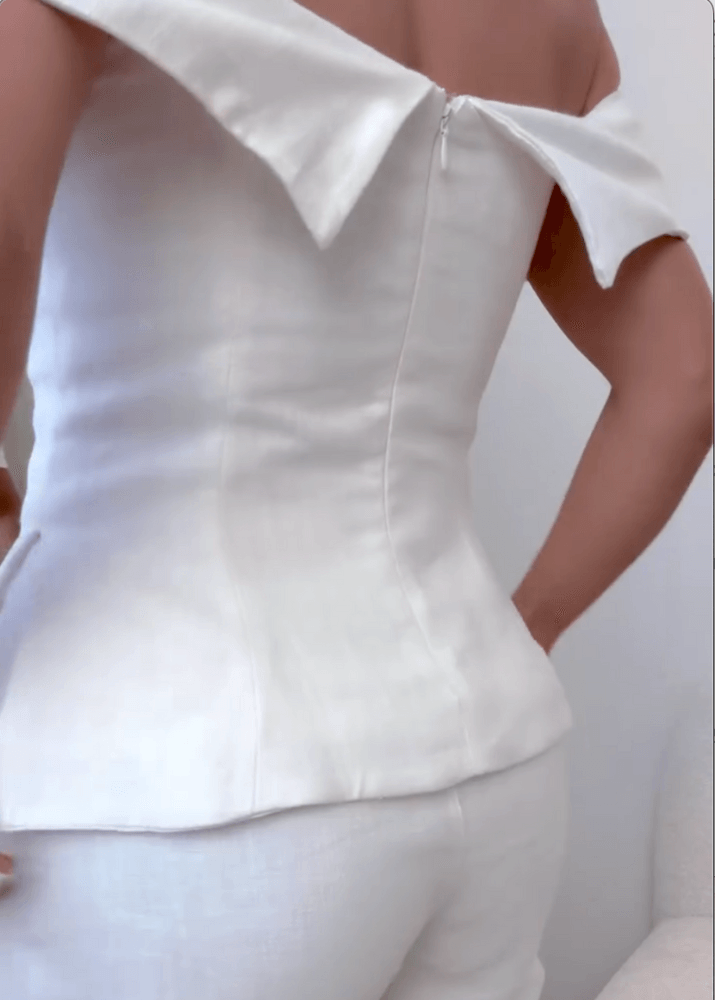 Bea | Co-ord Set with Off Shoulder Top and Shorts