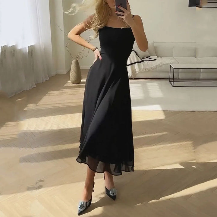 Blair | Midi Wedding Guest Dress with Square Neck