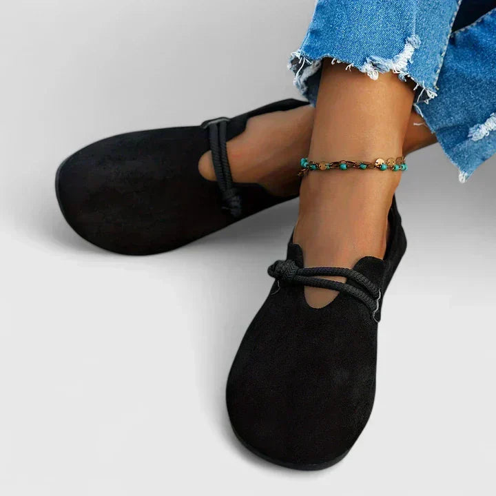 Isabella | Orthopedic Loafers with Rope Tie Detail