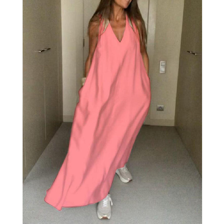 Yasmine | Maxi Summer Dress with V-Neck and Loose Fit