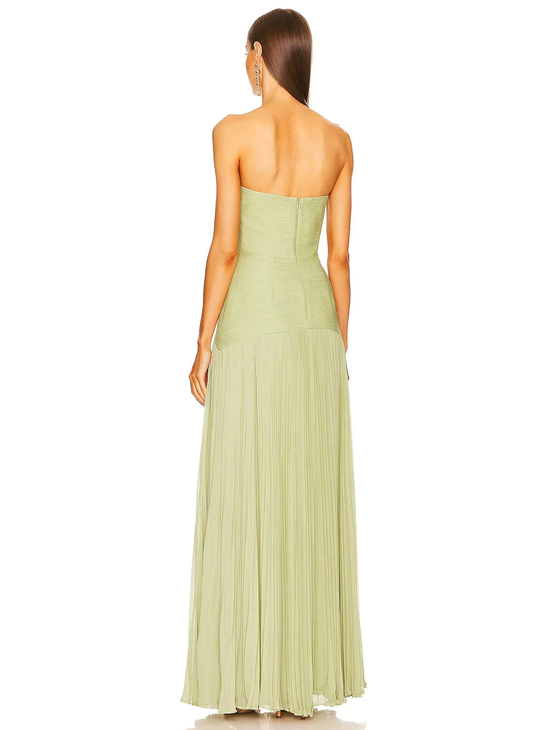 Rosalind | Wedding Guest Maxi Dress Strapless Pleated