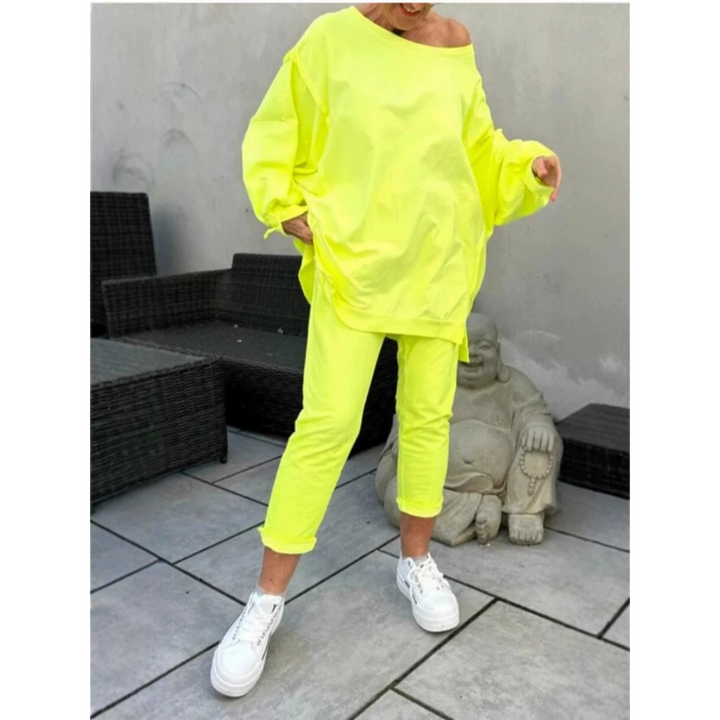 Neon | Loungewear Set with Oversized Sweatshirt and Jogger Trousers