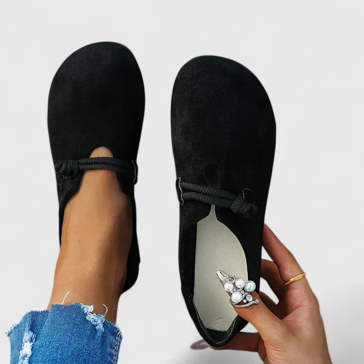 Isabella | Orthopedic Loafers with Rope Tie Detail