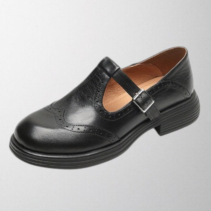 Olivia | Orthopedic Mary Jane Shoes with Brogue Detail