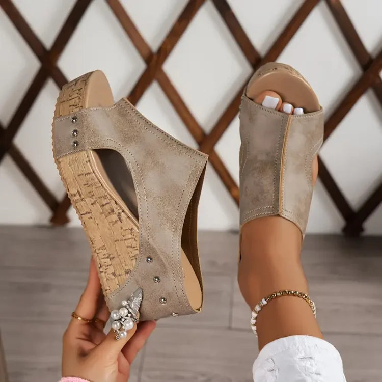 Birdie | Orthopedic Wedge Sandals Comfortable Cushioned