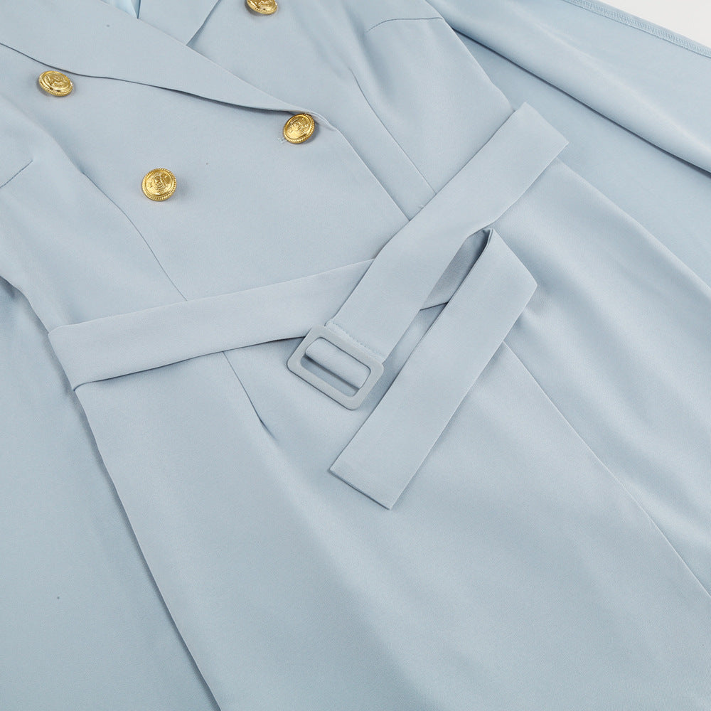 Eleanor | Mini Cocktail Dress with Cape Sleeves and Belted Waist