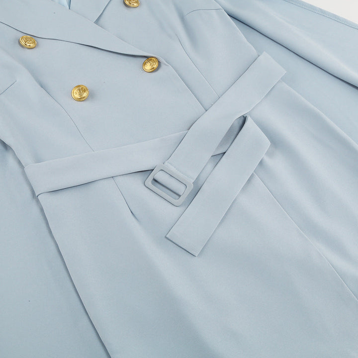 Eleanor | Mini Cocktail Dress with Cape Sleeves and Belted Waist