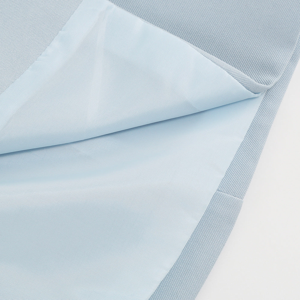 Eleanor | Mini Cocktail Dress with Cape Sleeves and Belted Waist