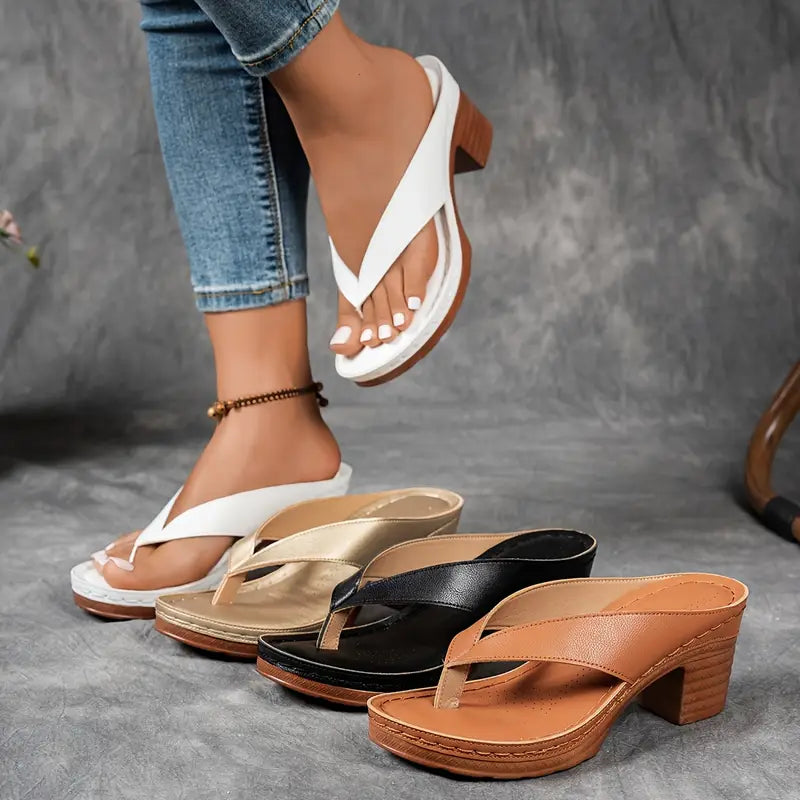 Abigail | Orthopedic Heeled Sandals Comfortable Open Toe
