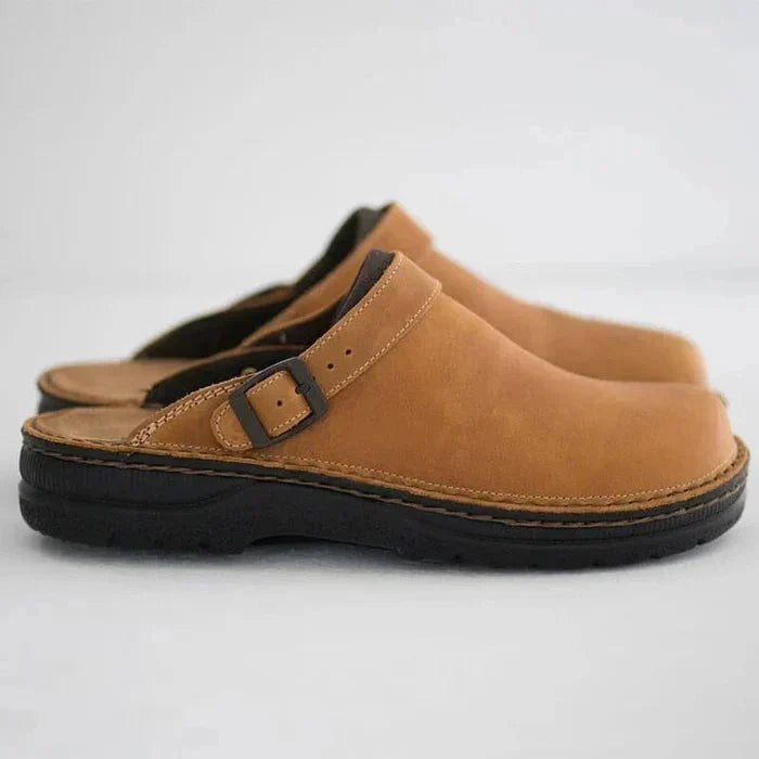 Edith | Orthopedic Mules with Buckle Strap