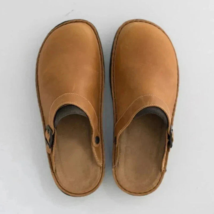 Edith | Orthopedic Mules with Buckle Strap