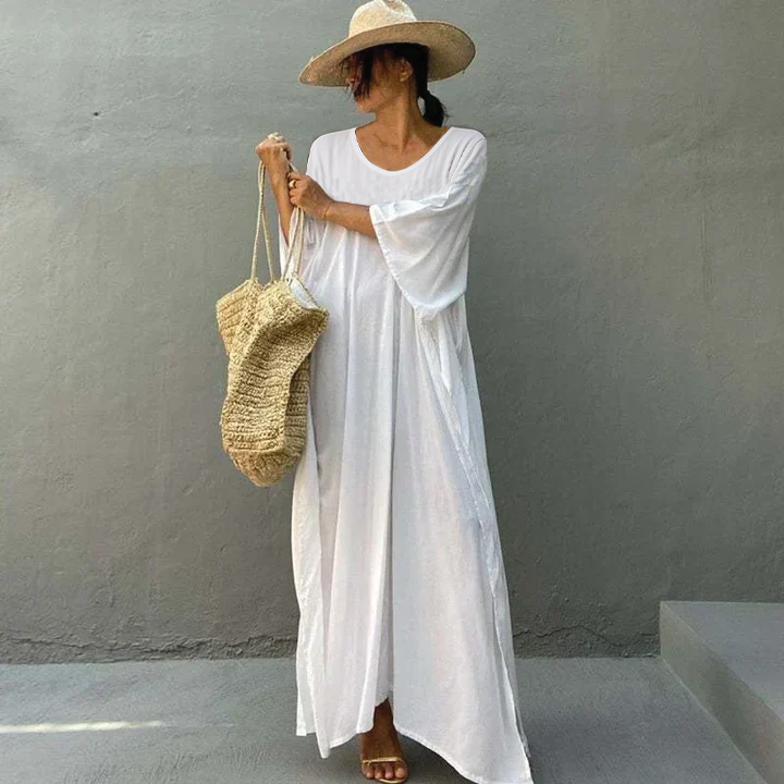Wendy | Maxi Summer Dress with Loose Fit and Side Slit
