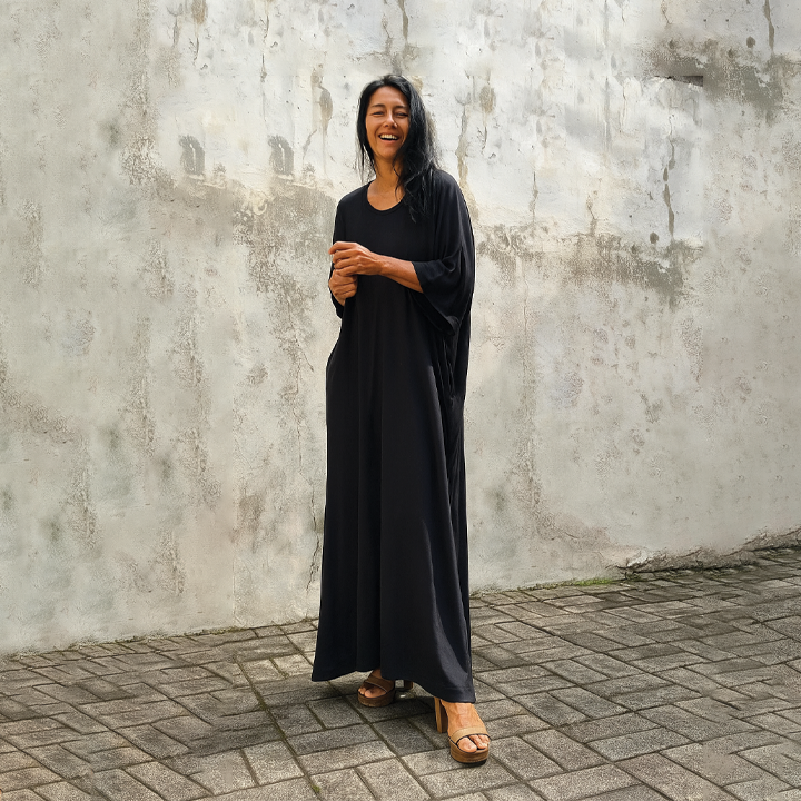 Wendy | Maxi Summer Dress with Loose Fit and Side Slit