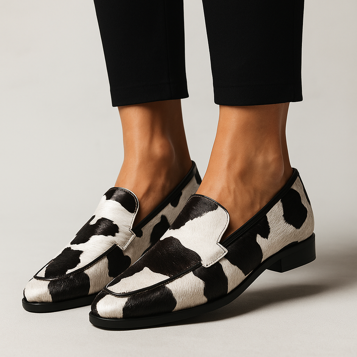 Margot | Orthopedic Loafers with Animal Print