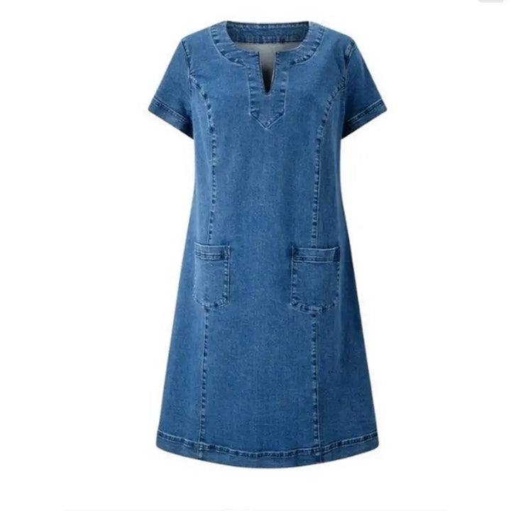Megan | Midi Summer Dress with Front Pockets