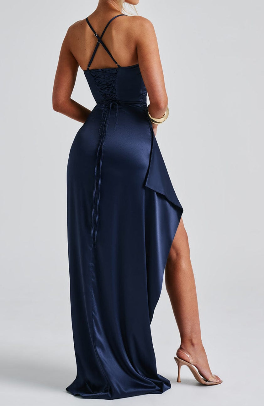 Aurora | Wedding Guest Maxi Dress Spaghetti Strap