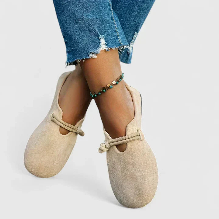 Isabella | Orthopedic Loafers with Rope Tie Detail