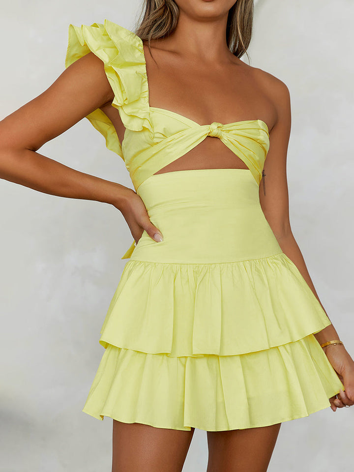 Demi | Summer Mini Dress Tiered Sweetheart