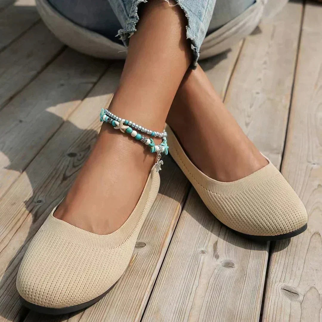 Angela | Orthopedic Flat Shoes with Slip On Fit