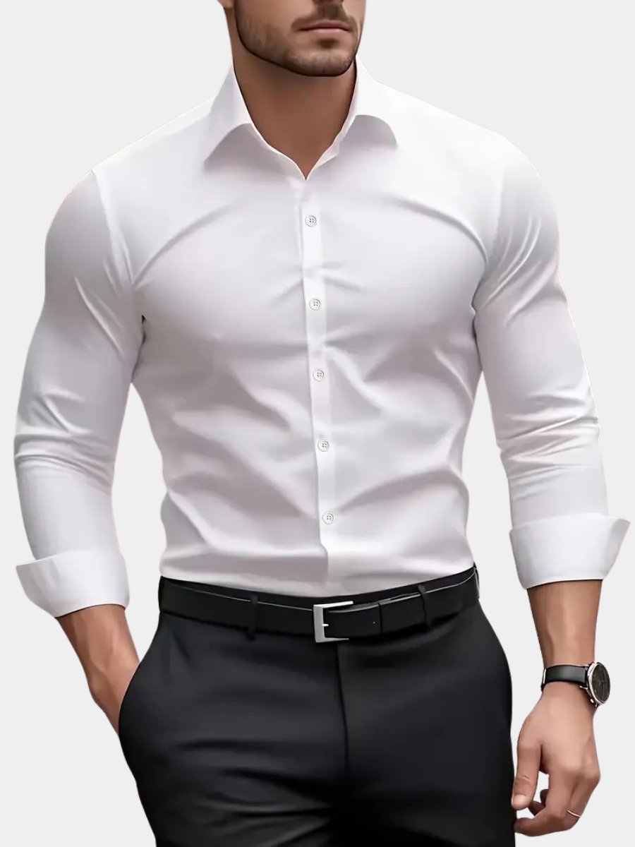Men's Breathable Long Sleeve Slim Fit Shirt Hero