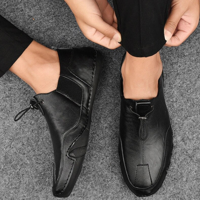 Adrian | Orthopedic Slip On Shoes for Men with Stitched Detail