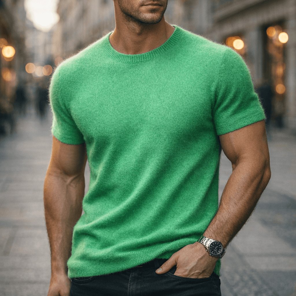 Men's Lightweight Knit Short Sleeve Tee Hero