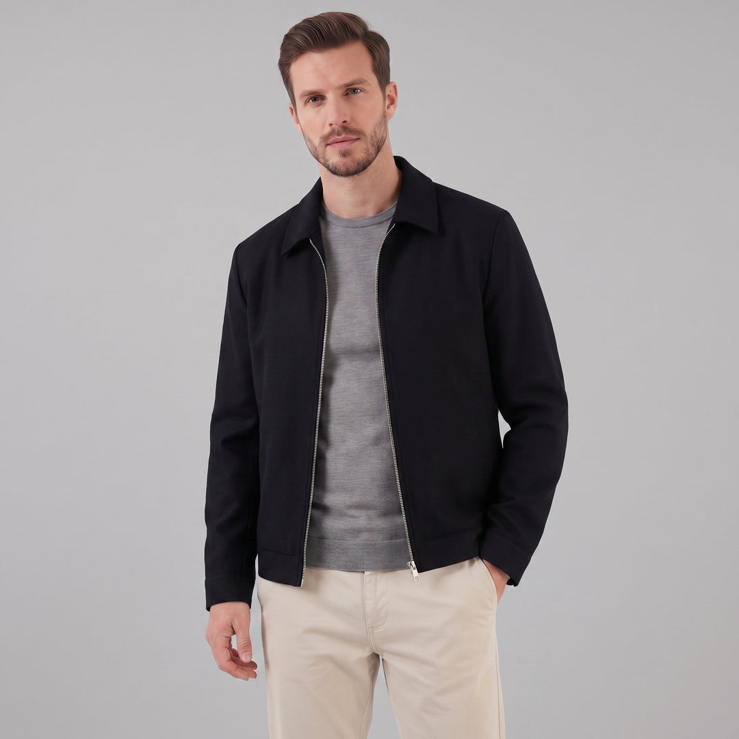 Men's Slim Fit Classic Collar Mid-Season Jacket Hero